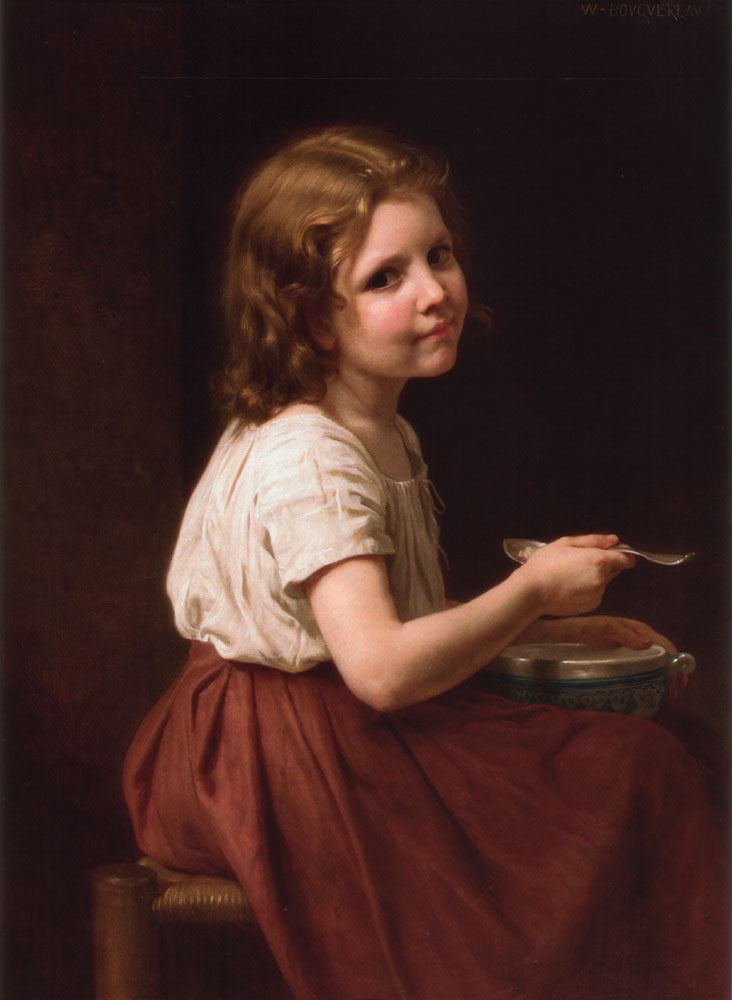 La Soupe, réplique (1865) - Bouguereau