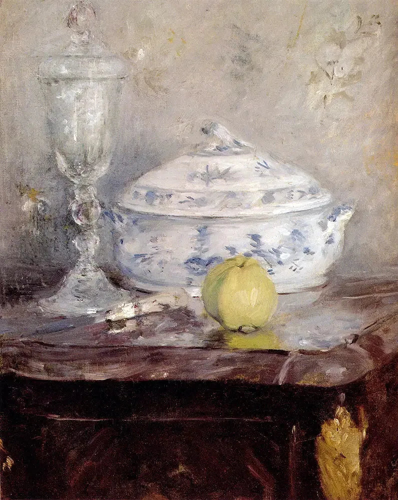 Keittoastia ja omena - Berthe Morisot