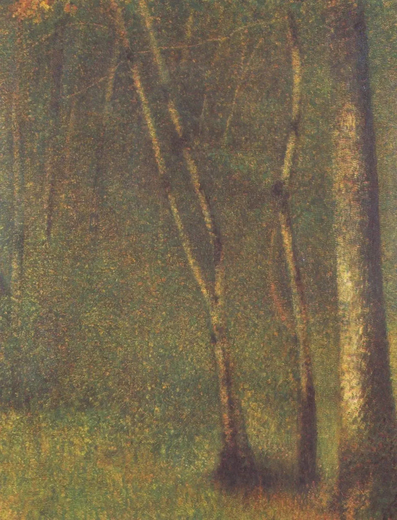 Aluskasvillisuus Pontaubertissa - Georges Seurat