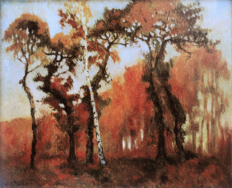 Syksyinen metsänpohja - Robert Antoine Pinchon