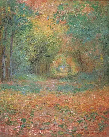 Aluskasvillisuus Saint-Germainin metsässä - Claude Monet