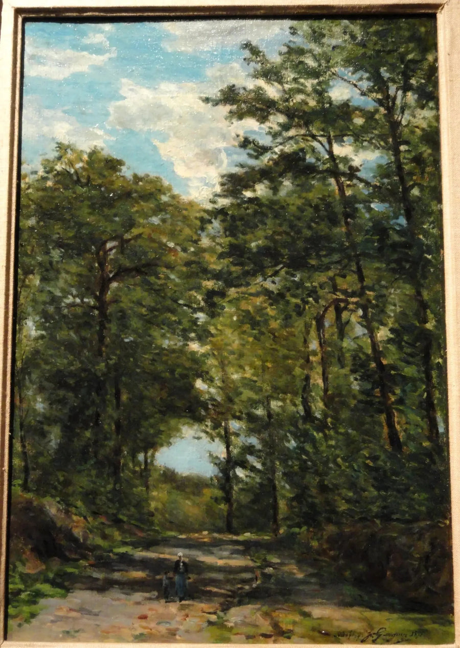 Viroflay-metsä - Paul Gauguin