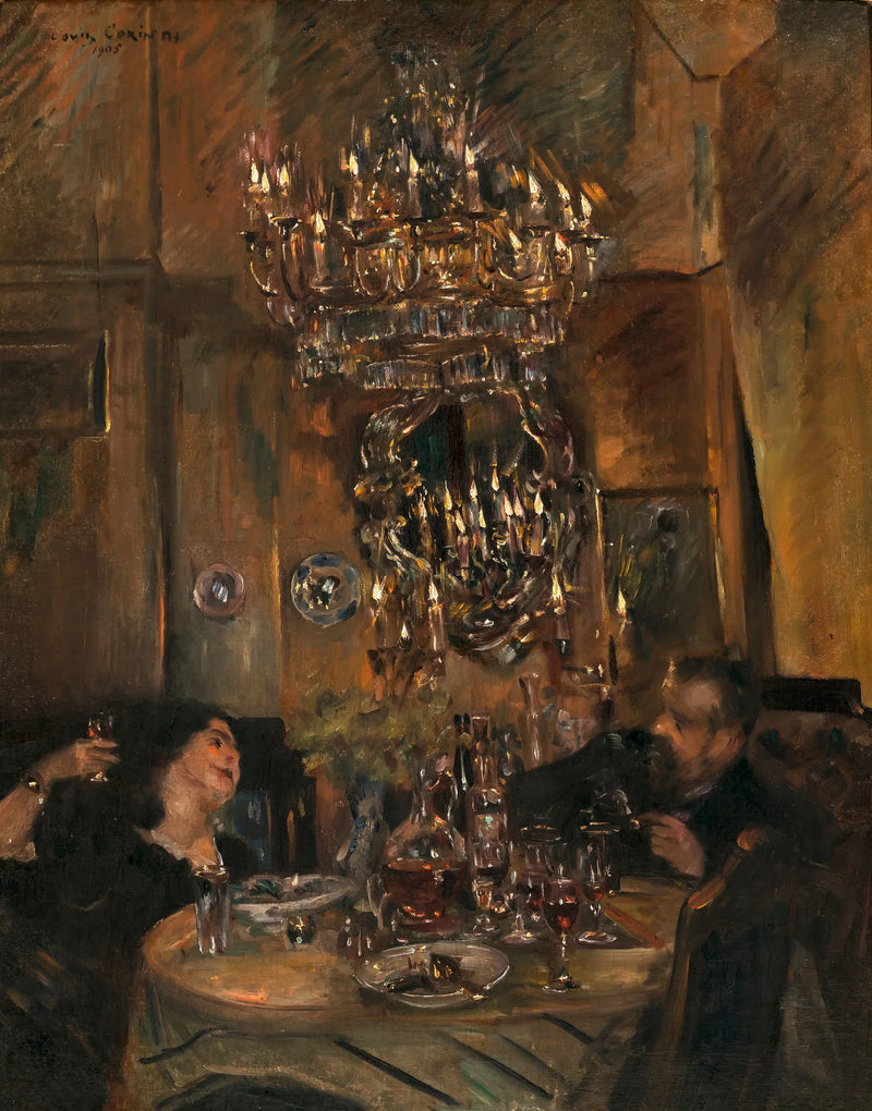 Kattokruunun alla - Lovis Corinth
