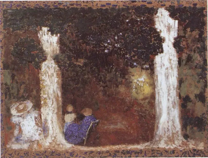 Puiden alla - Édouard Vuillard