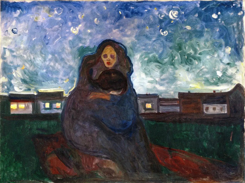 Tähtien alla - Edvard Munch