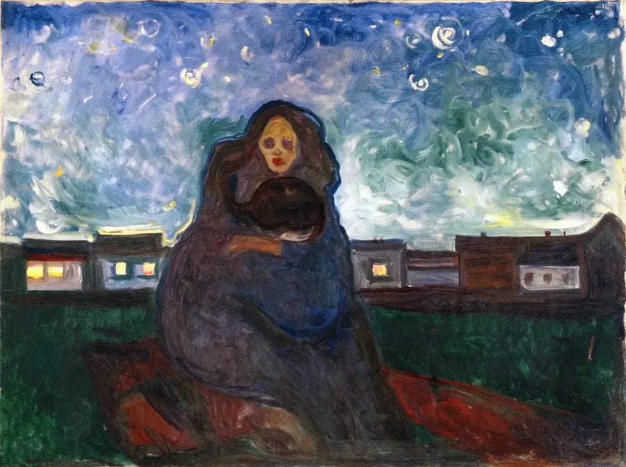 Tähtien alla - Edvard Munch