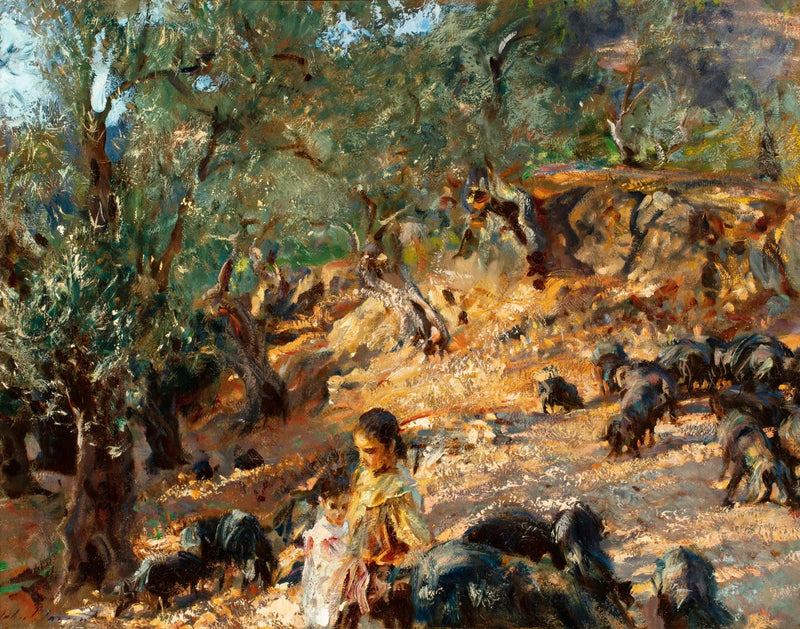 Oliivipuiden alla - John Singer Sargent
