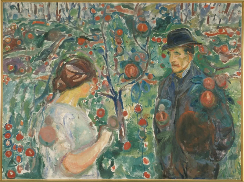 Punaisien omenoiden alla - Edvard Munch