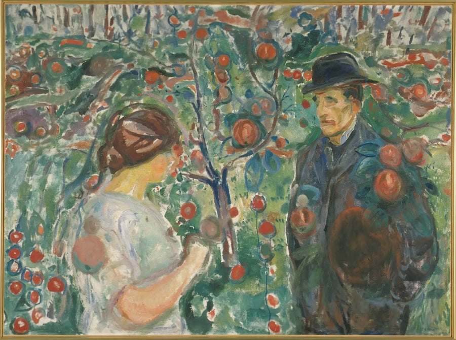 Punaisien omenoiden alla - Edvard Munch
