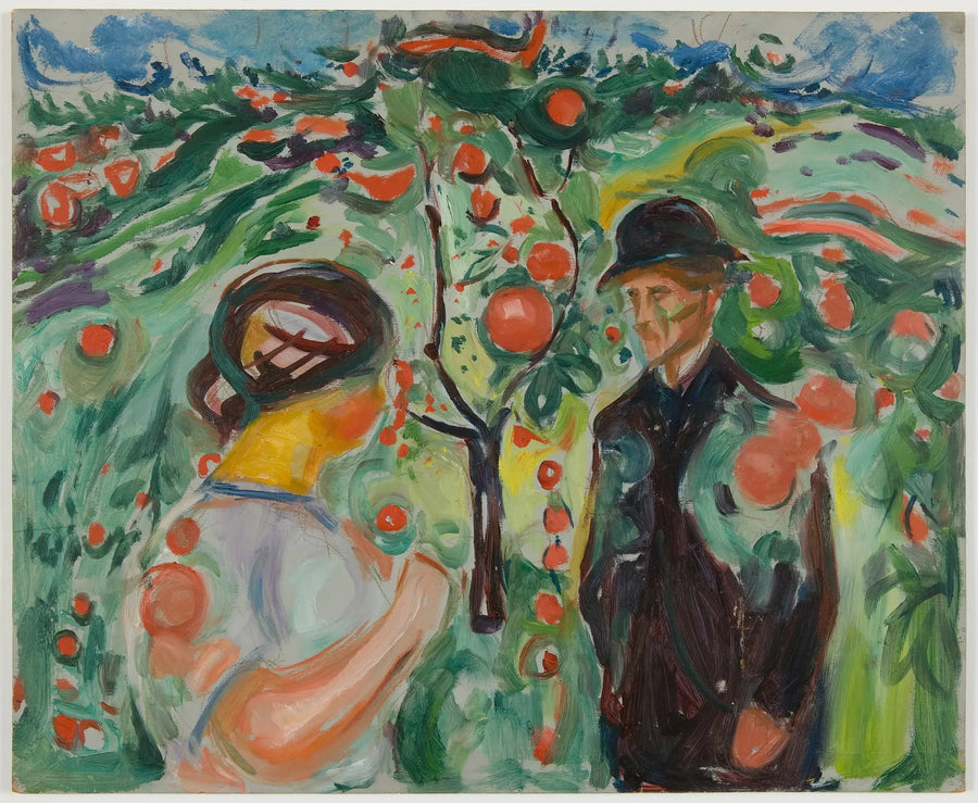 Punaisien omenoiden alla - Edvard Munch