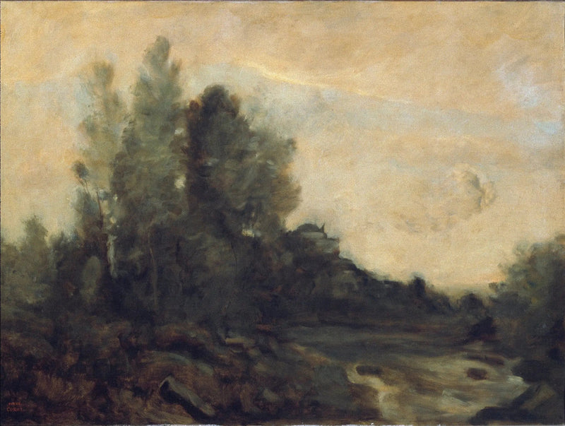 Ariccia-muisto - Jean-Baptiste Camille Corot