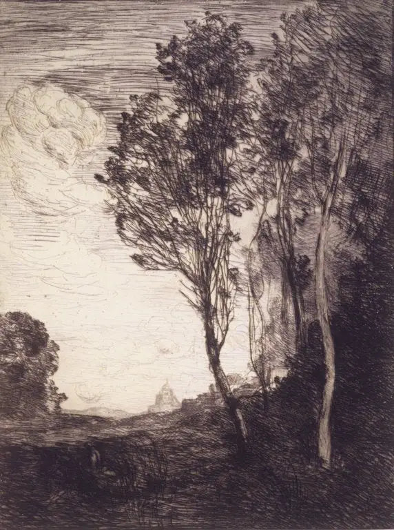 "Muisto Italiasta" - Jean-Baptiste Camille Corot