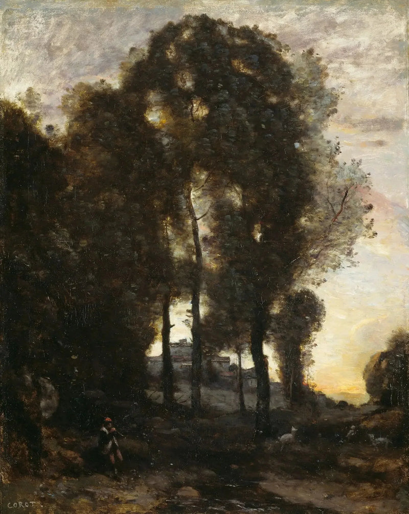 Italia-muisto - Jean-Baptiste Camille Corot