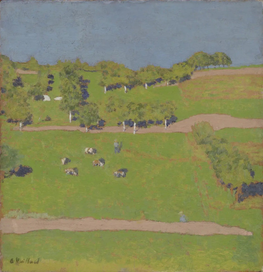 Muistoesine Romanelin lähellä Lausannea - Édouard Vuillard