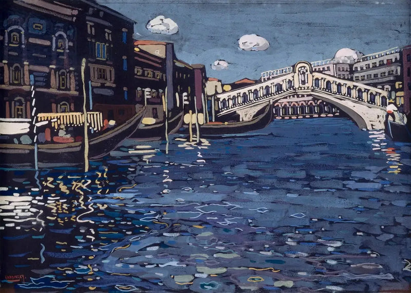 Muisto Venetsiasta 4 (Rialton silta) - Vassily Kandinsky