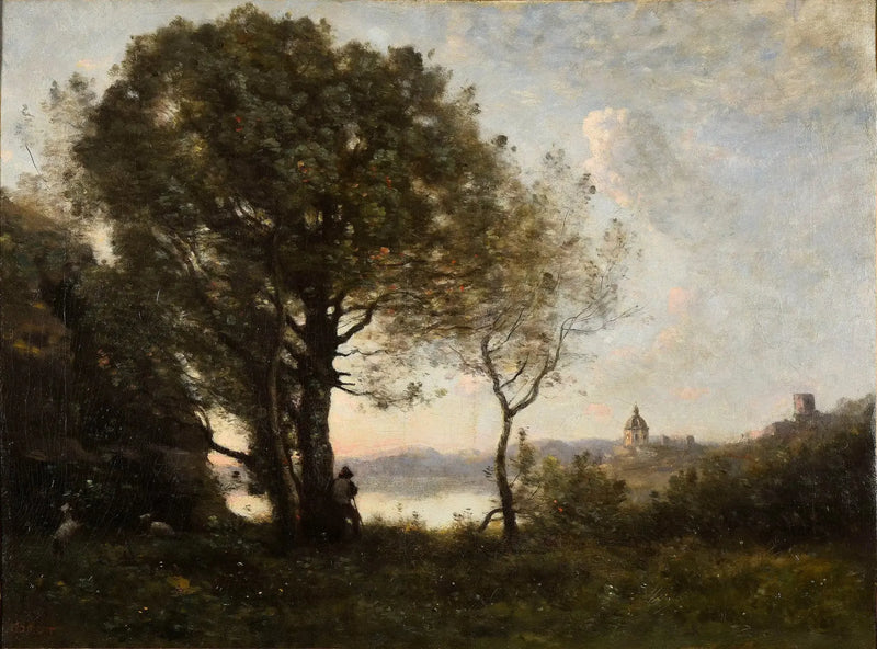 Albanojärven muistomerkki - Jean-Baptiste Camille Corot