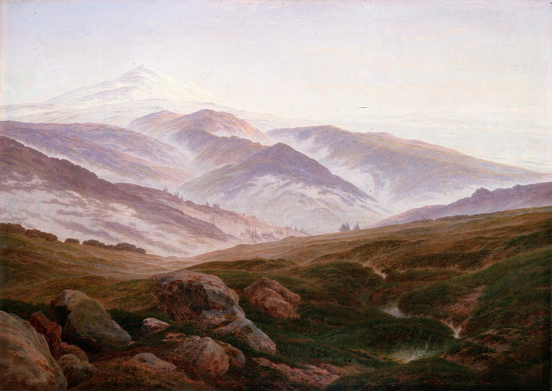 Muistot jättiläisten vuoristossa - Caspar David Friedrich