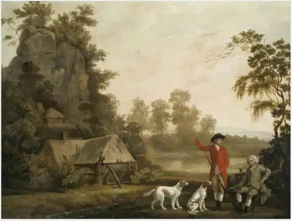 Lepäävät urheilijat - George Stubbs