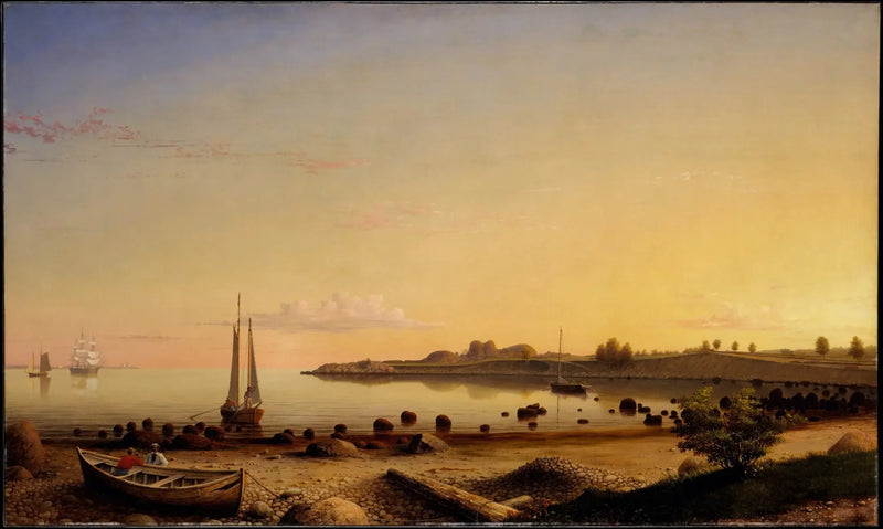 Stage Fort läpi Gloucesterin sataman - Fitz Henry Lane