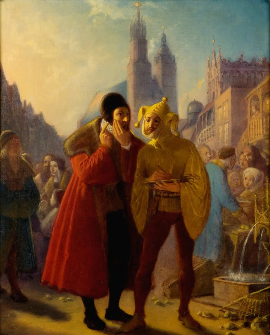 Stańczyk simuloi hammassärkyä - Jan Matejko