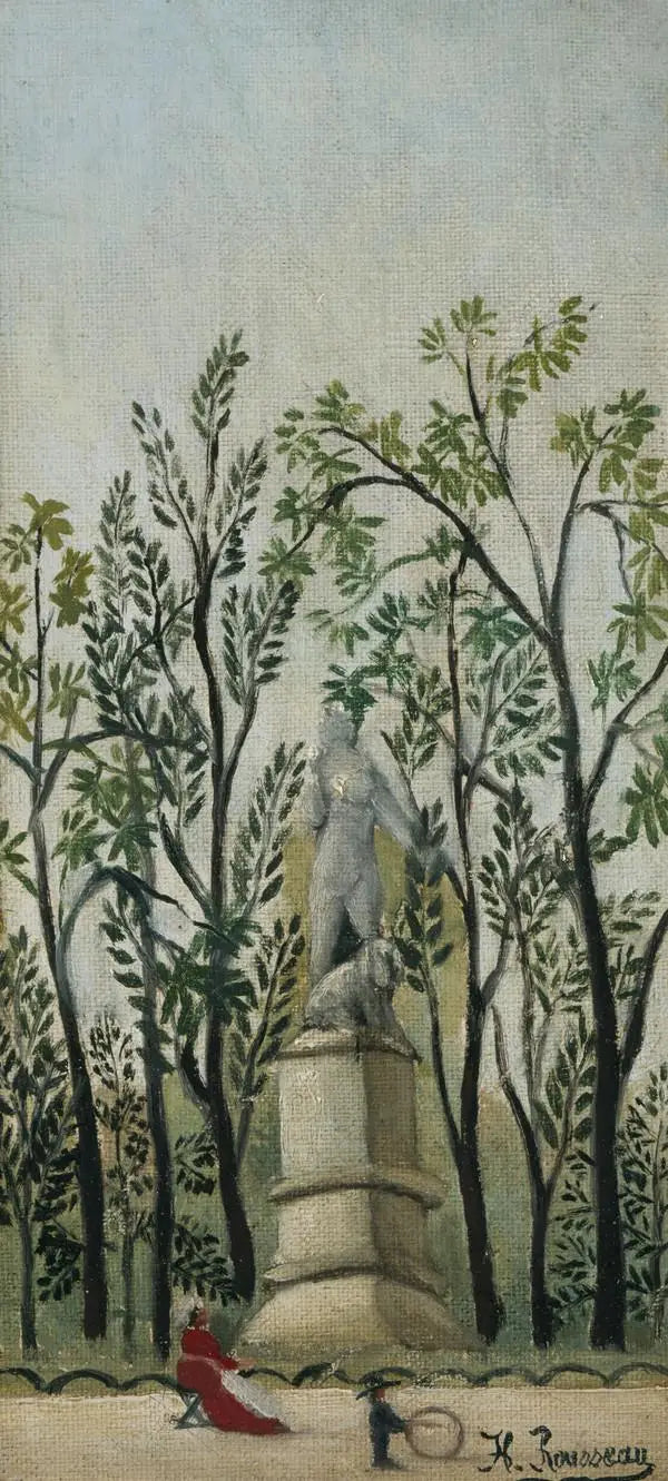 Dianan patsas puistossa - Henri Rousseau