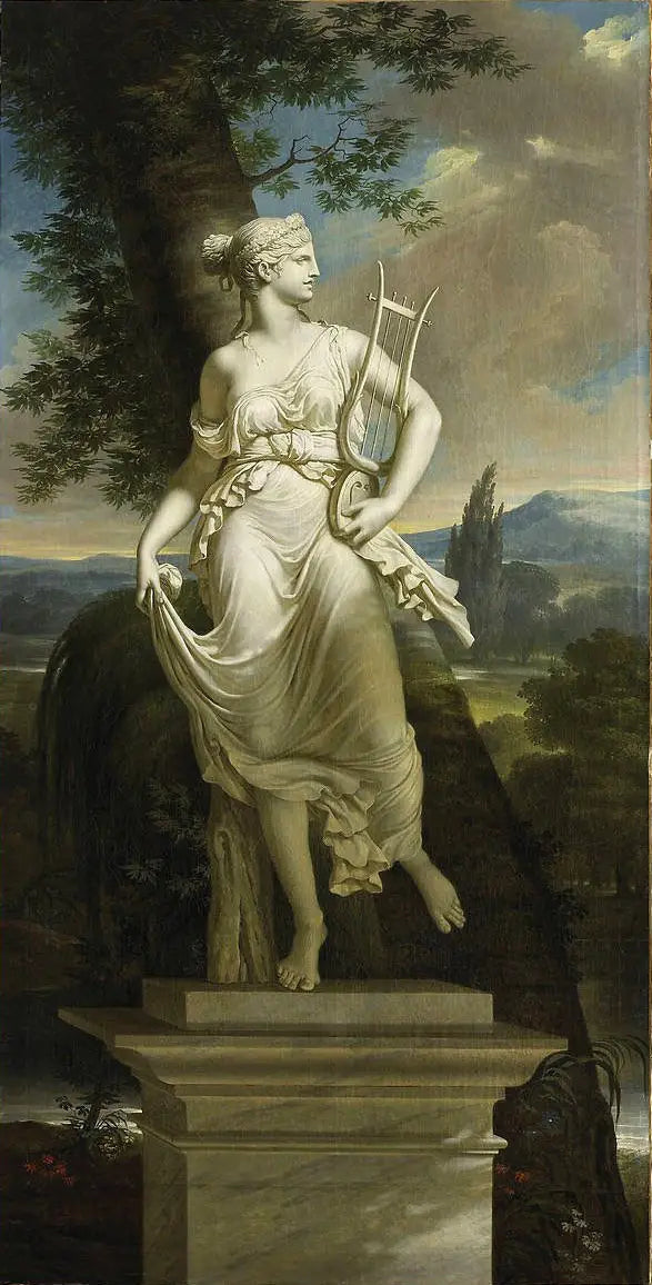 Polymnien patsaalle - Charles Meynier