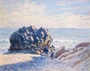 Storr Rock, Lady's Cove, Ilta - Alfred Sisley
