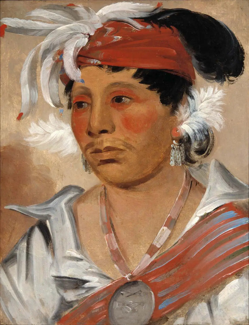 Nimeltään tunnettu soturi - George Catlin