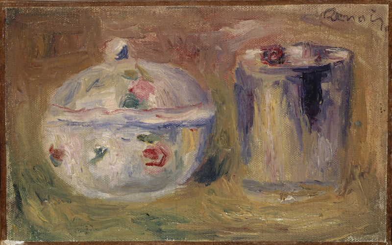 Sokerikko ja kuppi - Pierre-Auguste Renoir