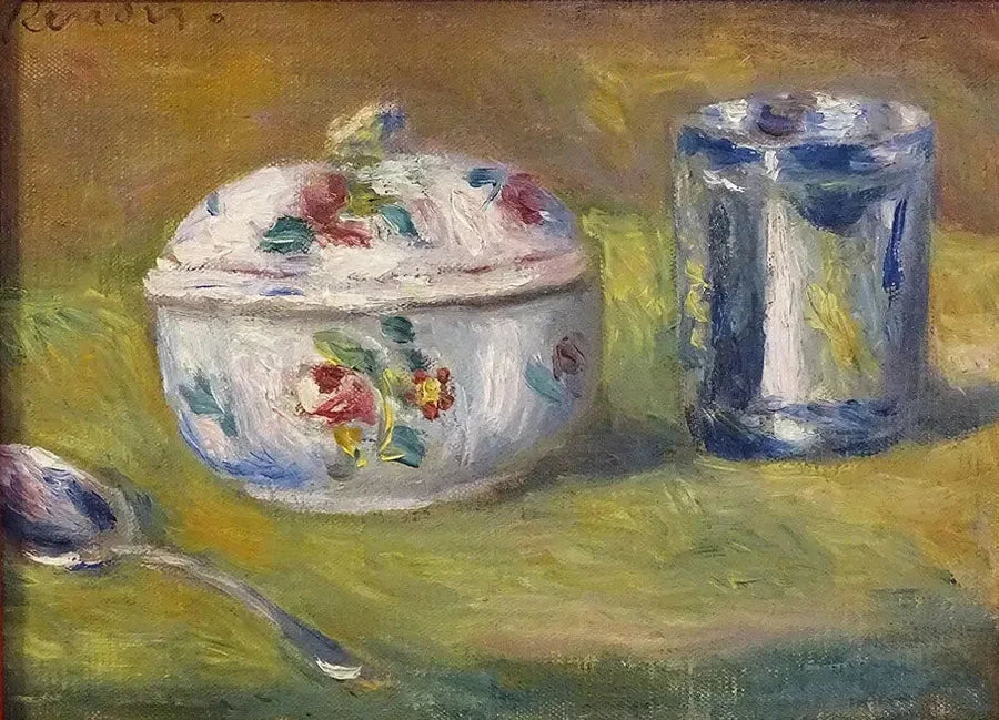Sokerikko ja kuppi - Pierre-Auguste Renoir