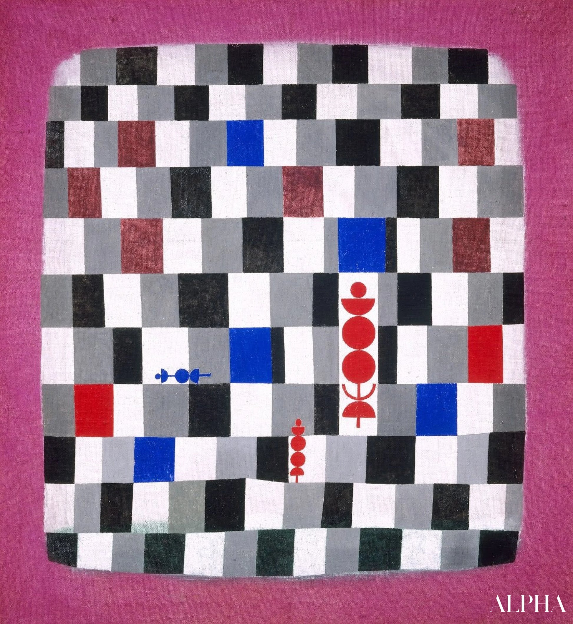 Super Shakkia, 1937 - Paul Klee - Korkealaatuiset taulujen ja maalauksien reproduktiot