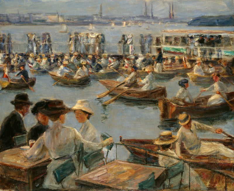 Hamburgin Alster-joella - Max Liebermann
