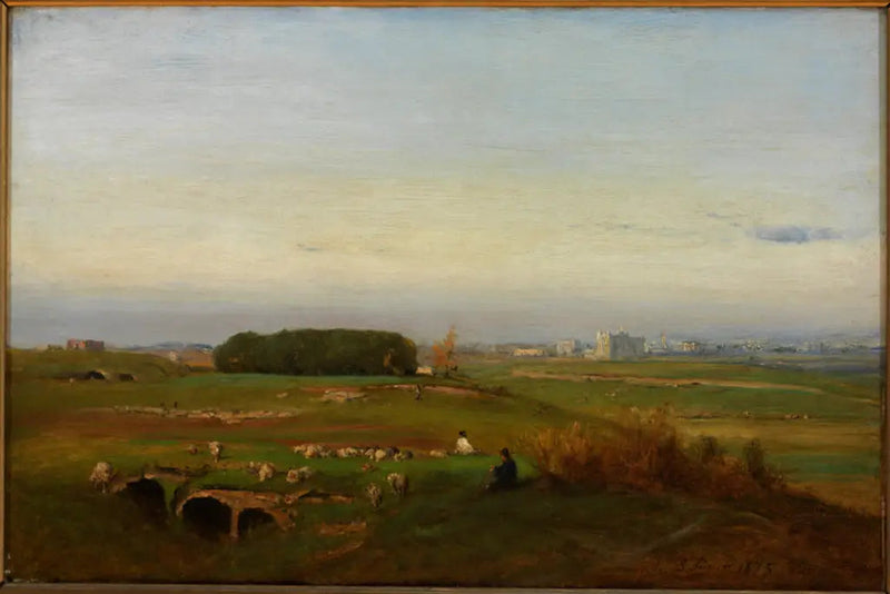 Kampanjalla - George Inness