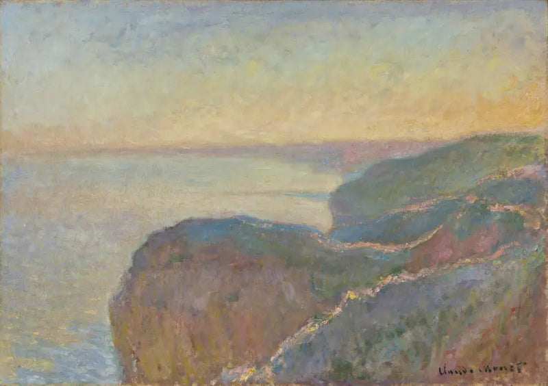 Dieppen kallio - Claude Monet
