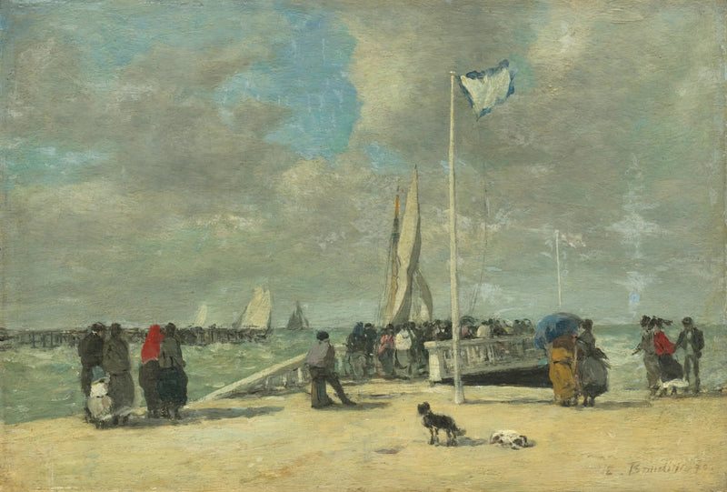 Laivasilta - Eugène Boudin