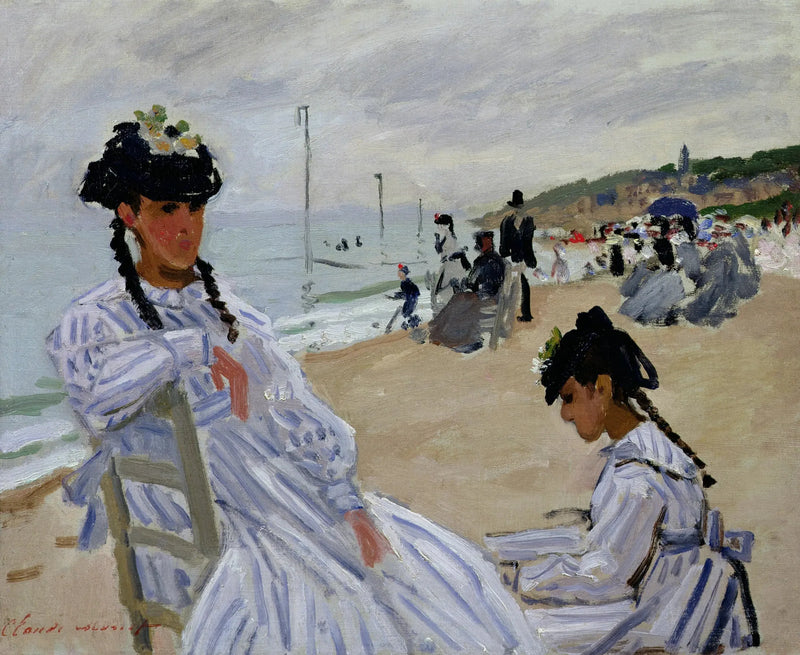 Rannalla Trouvillessa - Claude Monet