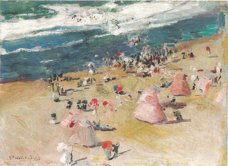 Biarritzin rannalla - Joaquín Sorolla