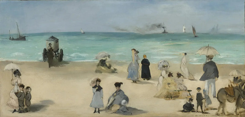 Boulognen rannalla - Édouard Manet