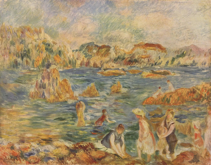 Guernsey rannalla - Pierre-Auguste Renoir