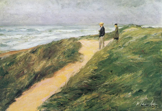 Sur la plage de Katwijk - Max Liebermann - Reproductions de tableaux et peintures haut de gamme