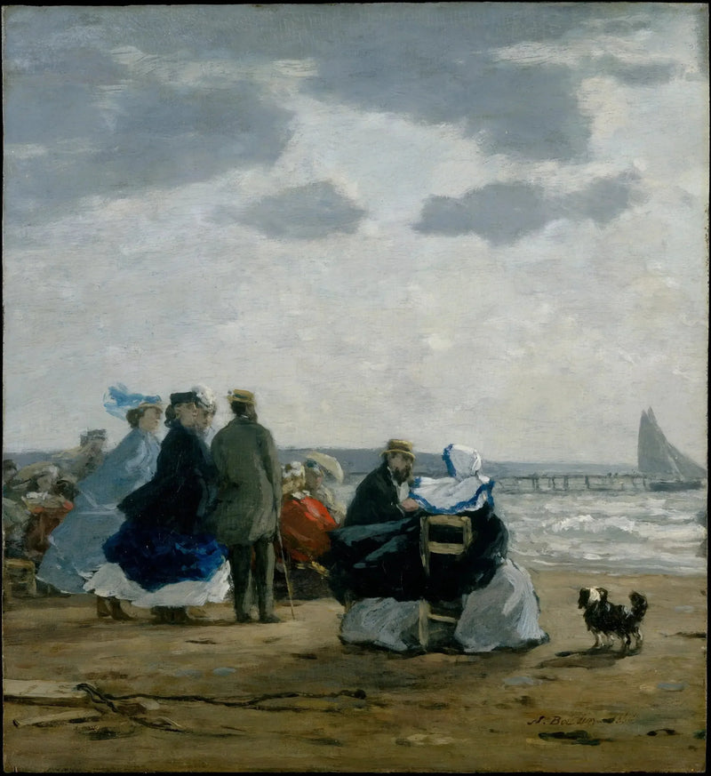 Rannalla, Dieppe - Eugène Boudin