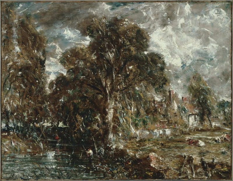 Stour-joen rannalla - John Constable