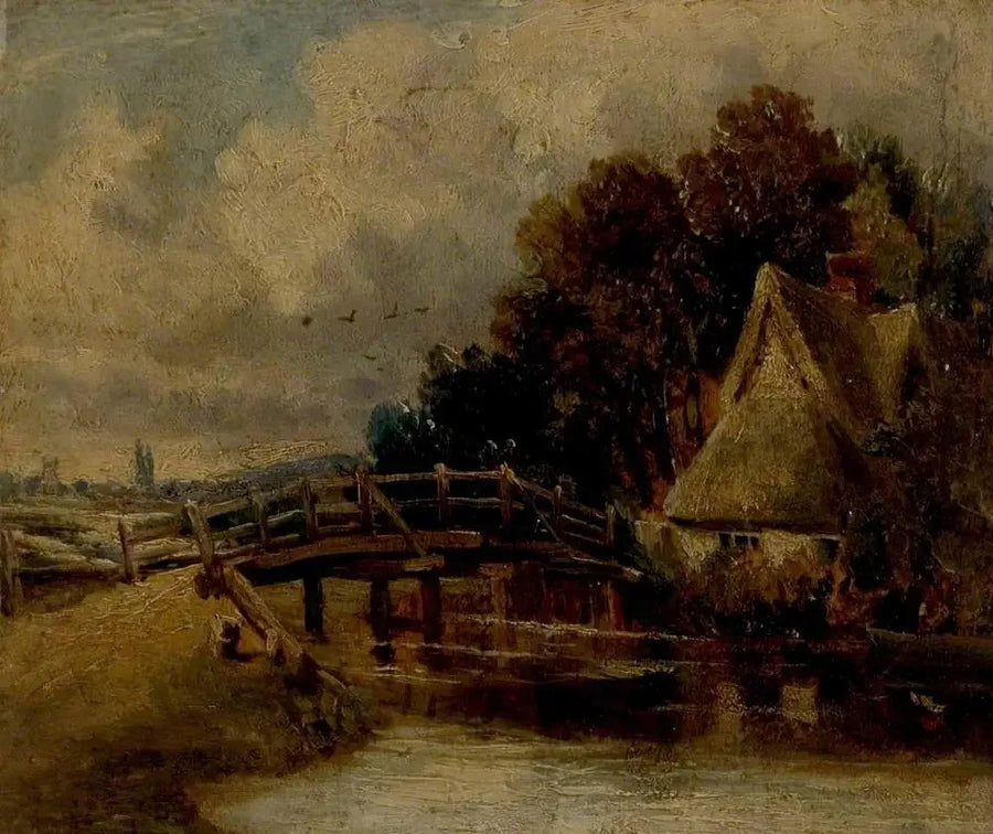Sur la Stour près d'East Bergholt, Sufffolk - John Constable