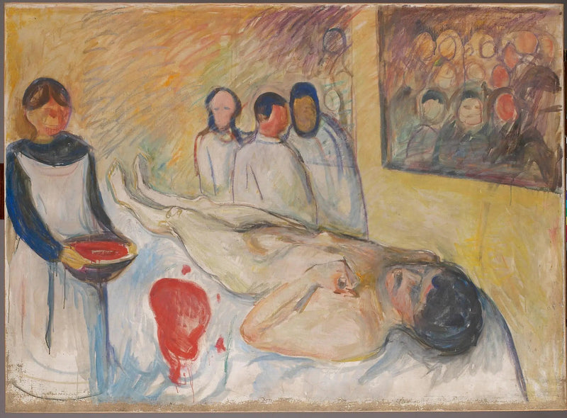 Leikkauksen pöydällä - Edvard Munch