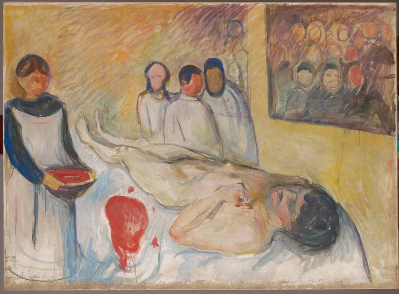 Leikkauksen pöydällä - Edvard Munch