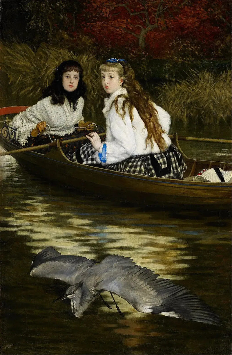 Tamisen rannalla, harakka - James Tissot
