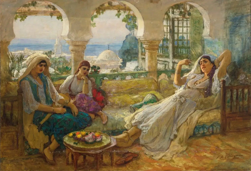 Terassilla - Frederick Arthur Bridgman