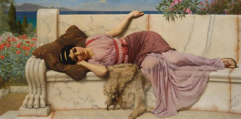 Terassilla - John William Godward