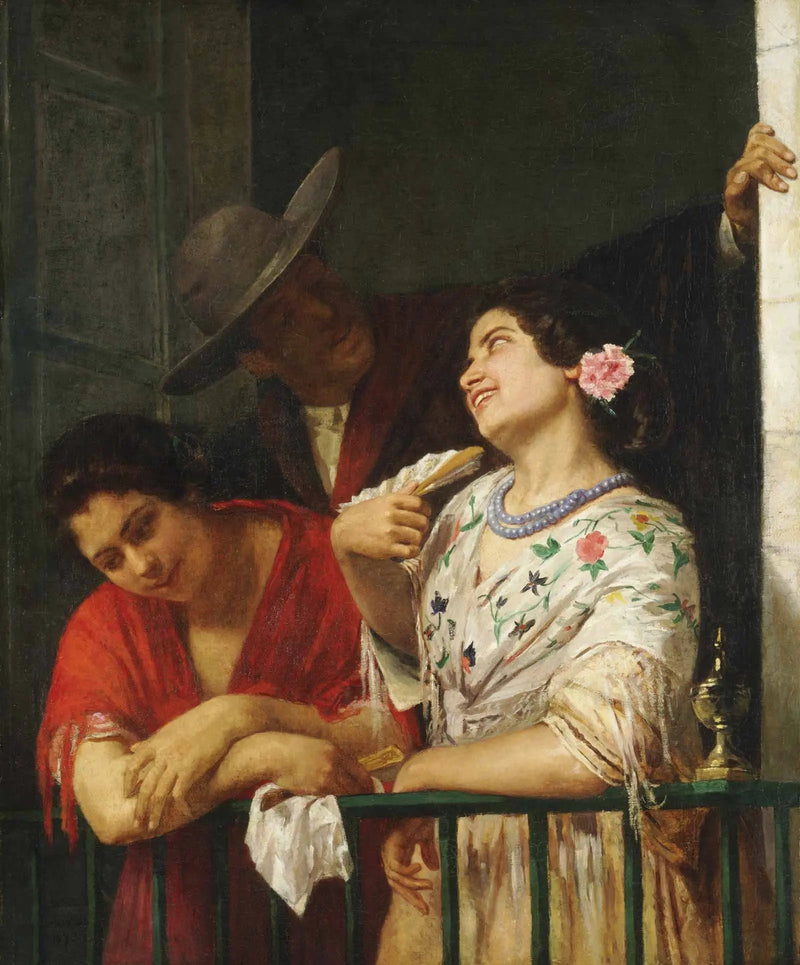 Parvekkeella - Mary Cassatt