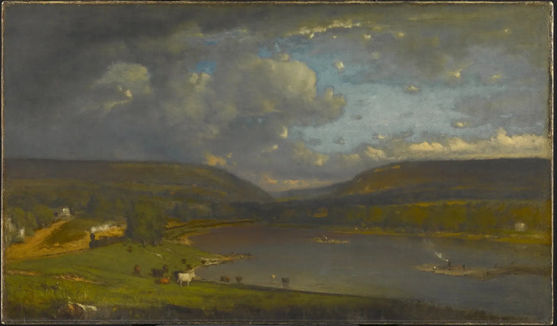 Delaware-joen rannalla - George Inness